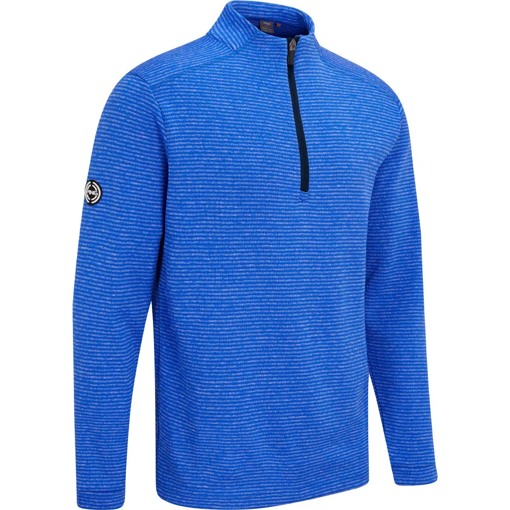 Made to Move Spring Sale Ping Bryon 1/2 Zip Mid Layer  - Ultra Blue Multi