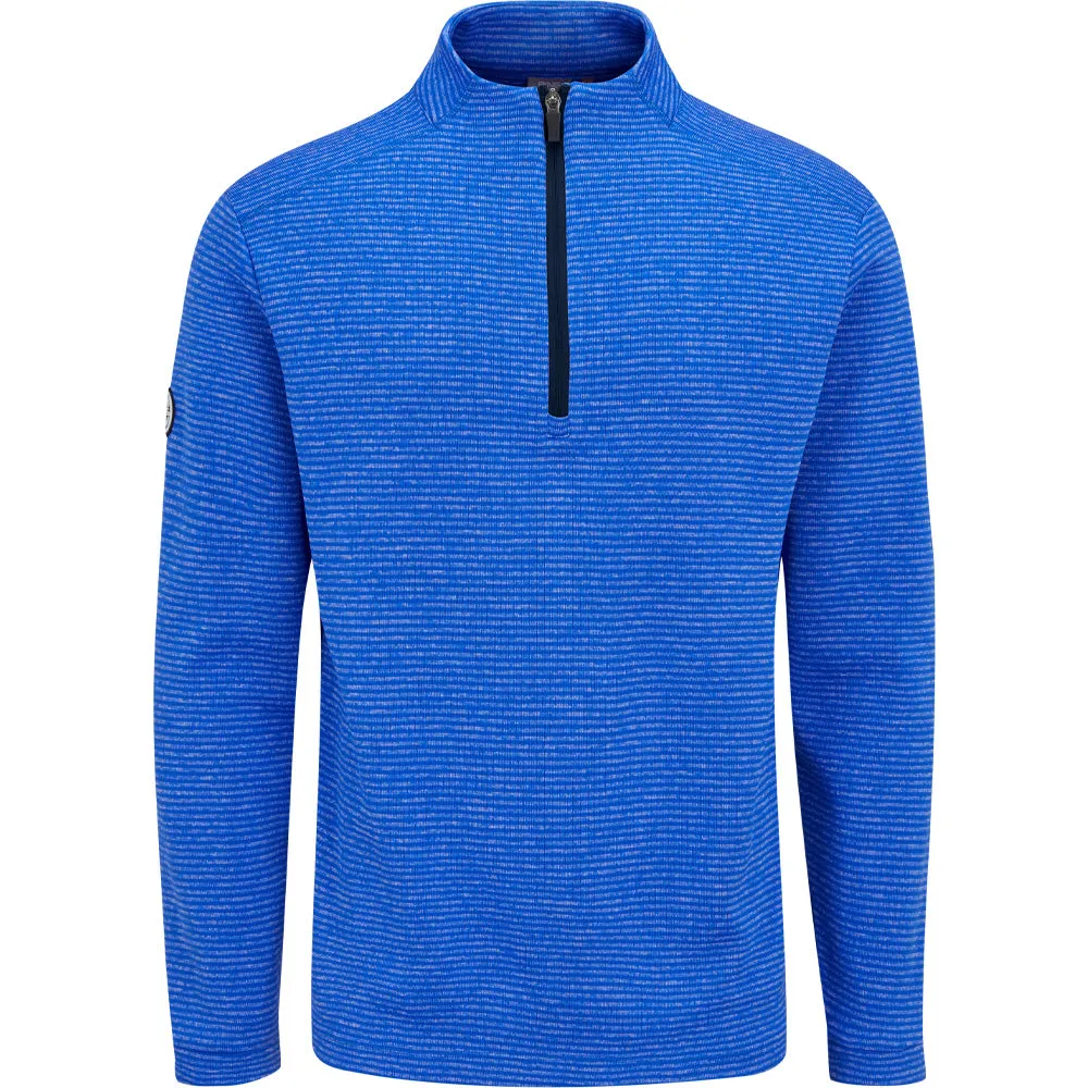 Holiday Sale Ping Bryon 1/2 Zip Mid Layer  - Ultra Blue Multi