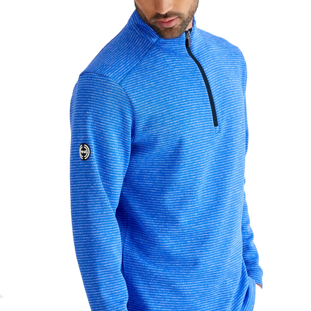 Built to Move You Ping Bryon 1/2 Zip Mid Layer  - Ultra Blue Multi