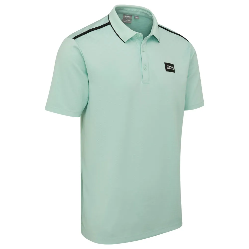 Chase What Moves You Break Boundaries Ping Corby Polo Shirt - Misty Green