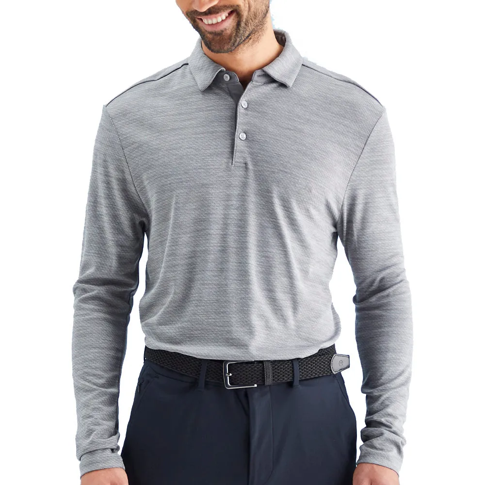 Step into the Beat Built to Move You Ping Creek Polo Shirt - Rock Melange