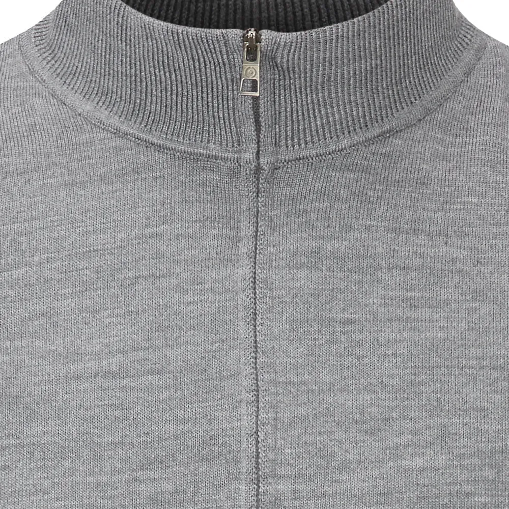 Ping Croy 1/2 Zip Pullover - French Grey Marl Affordable Hit Your Next Level