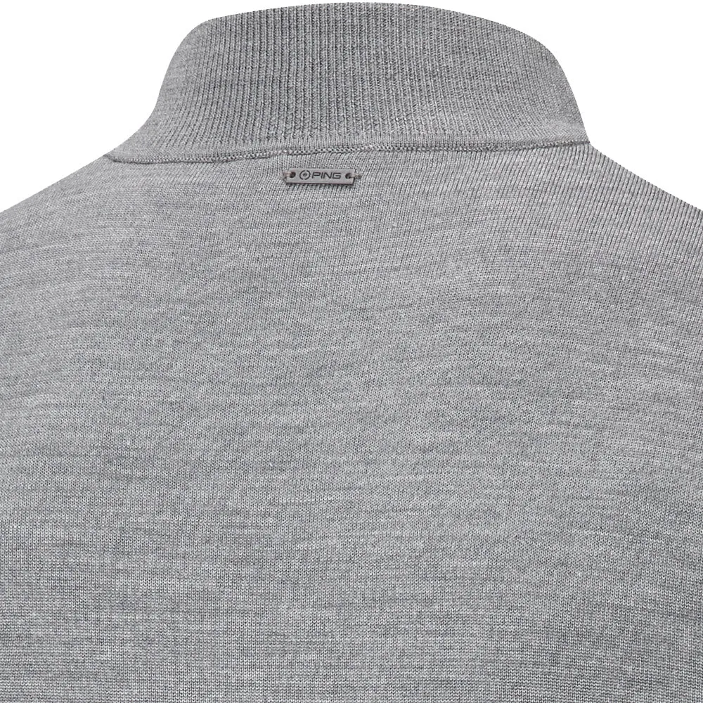 Ping Croy 1/2 Zip Pullover - French Grey Marl Born to Stand Out
