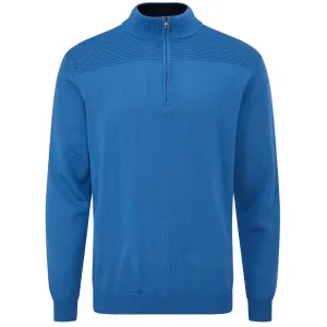 Ping Dorset 1/4 Zip Pullover - Tidal Blue Keep Going Strong Built for the Bold