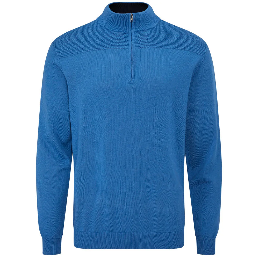 Ping Dorset 1/4 Zip Pullover - Tidal Blue Keep Going Strong Built for the Bold