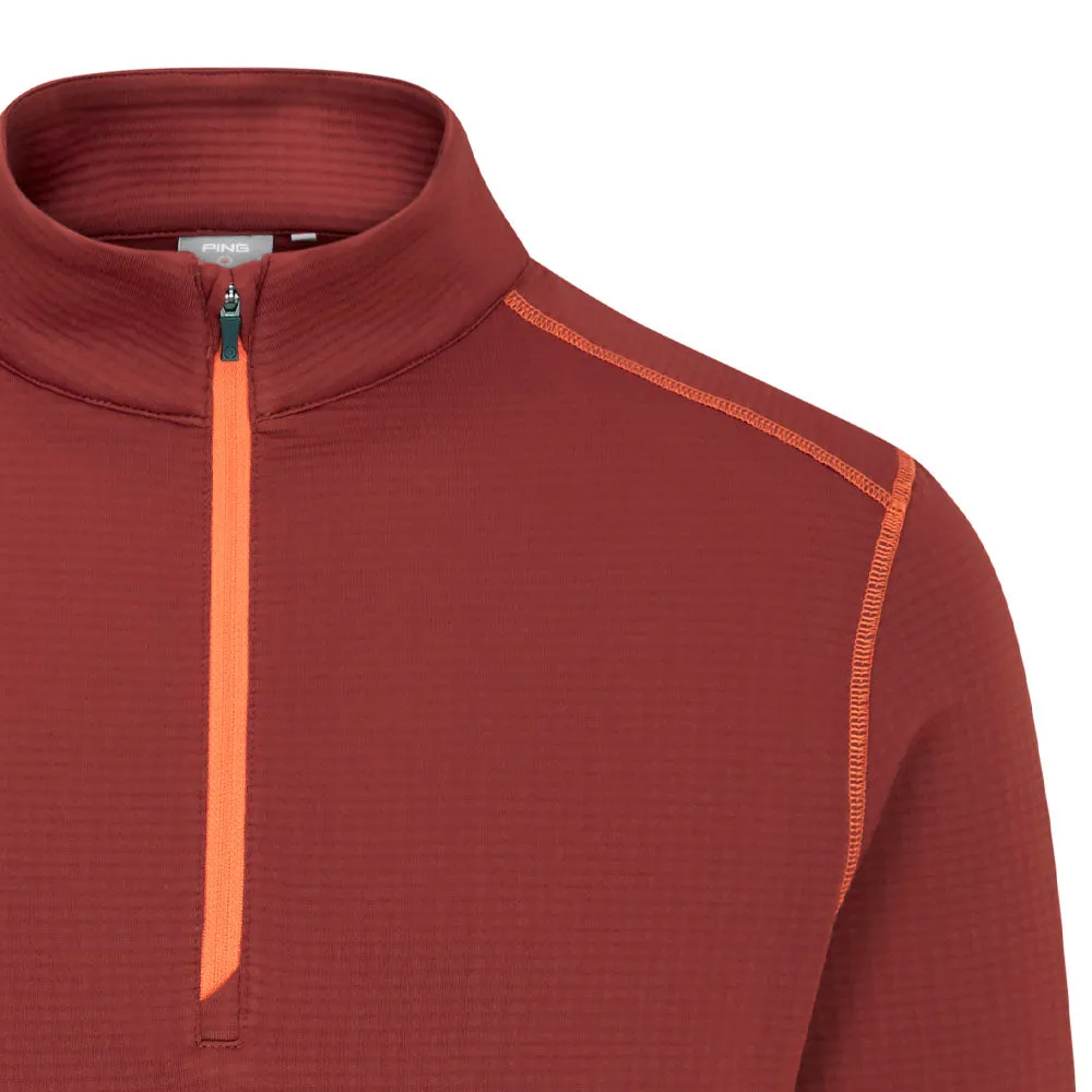 Big Savings Autumn Sale Ping Edwin 1/2 Zip Pullover - Brick