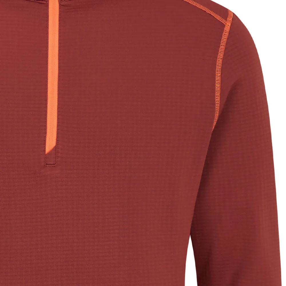 Ping Edwin 1/2 Zip Pullover - Brick Gear Up and Go