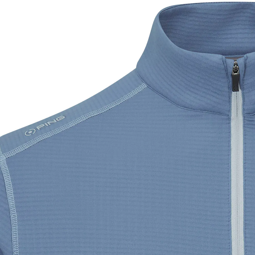 Never Just Walk Ping Edwin 1/2 Zip Pullover - Coronet Blue