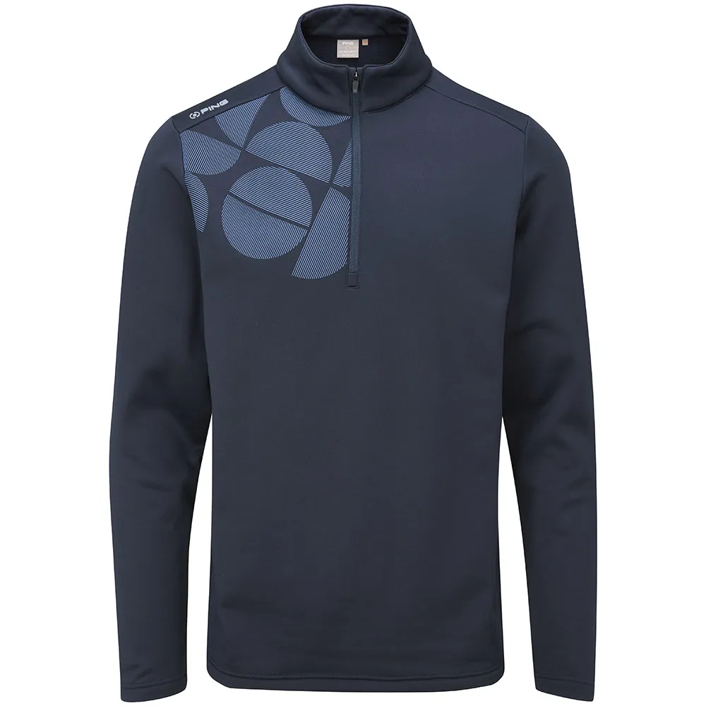 Empower Your Journey Christmas Eve Sale Ping Elevation 1/4 Zip Sensorwarm Pullover - Navy