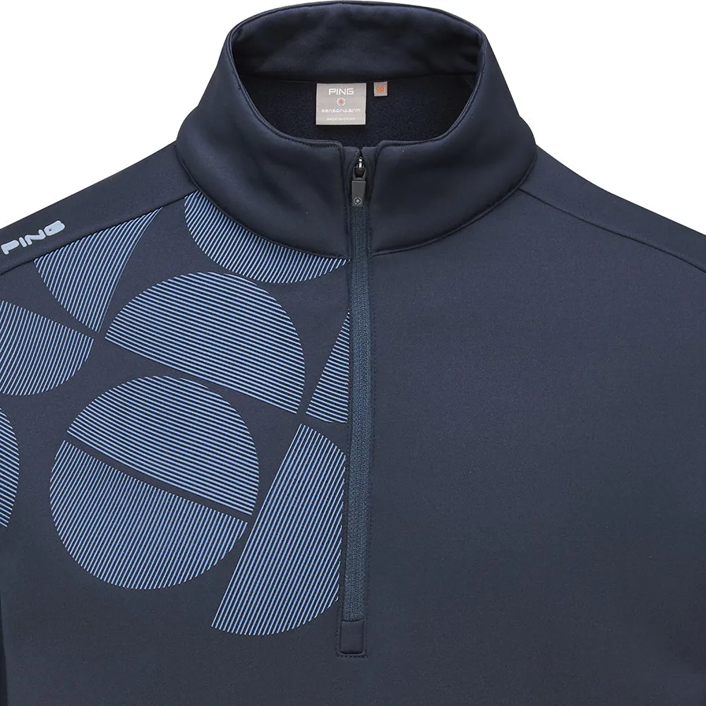 Ping Elevation 1/4 Zip Sensorwarm Pullover - Navy Own Every Step