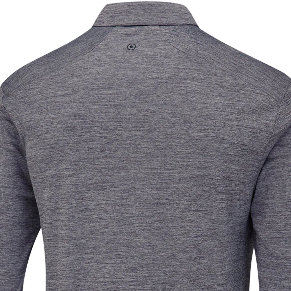 Ping Emmett Long Sleeve Polo Shirt - Charcoal Marl Black Friday Sale