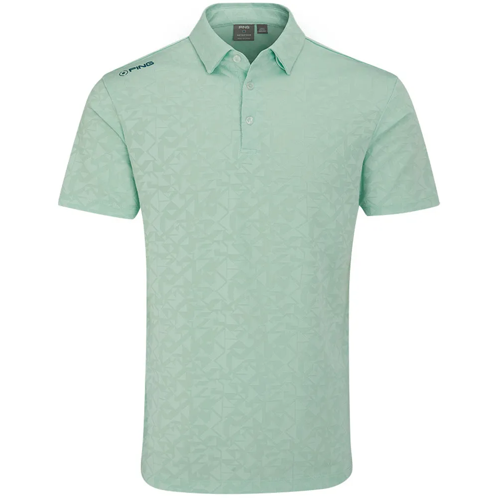 Ping Geo-Camo Polo Shirt - Misty Green Move Like You Mean It