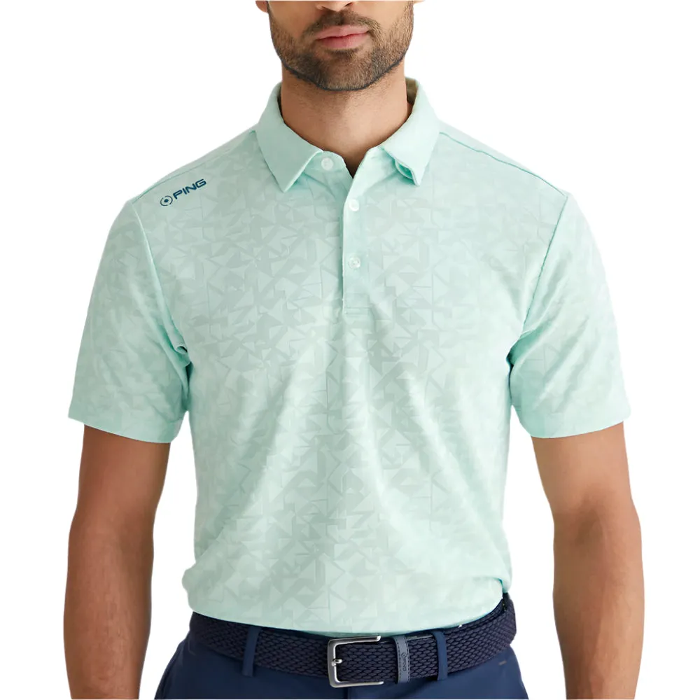Ping Geo-Camo Polo Shirt - Misty Green Style Meets Power Designed to Dominate