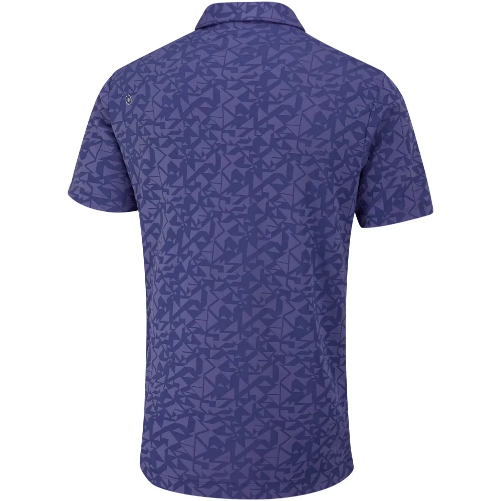 Rise Every Time Black Friday Sale Ping Geo-Camo Polo Shirt - Twilight
