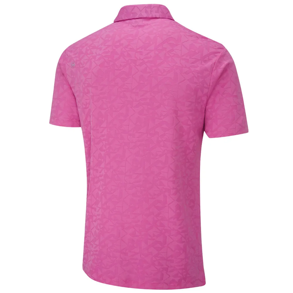 Walk Tall Father's Day Sale Ping Geo-Camo Polo Shirt - Ultra Pink