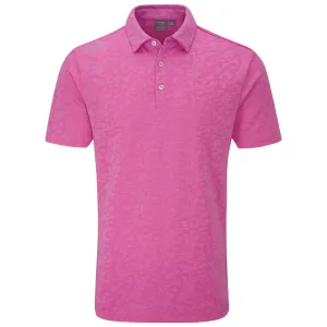 Deal Of The Century Power Every Step Ping Geo-Camo Polo Shirt - Ultra Pink