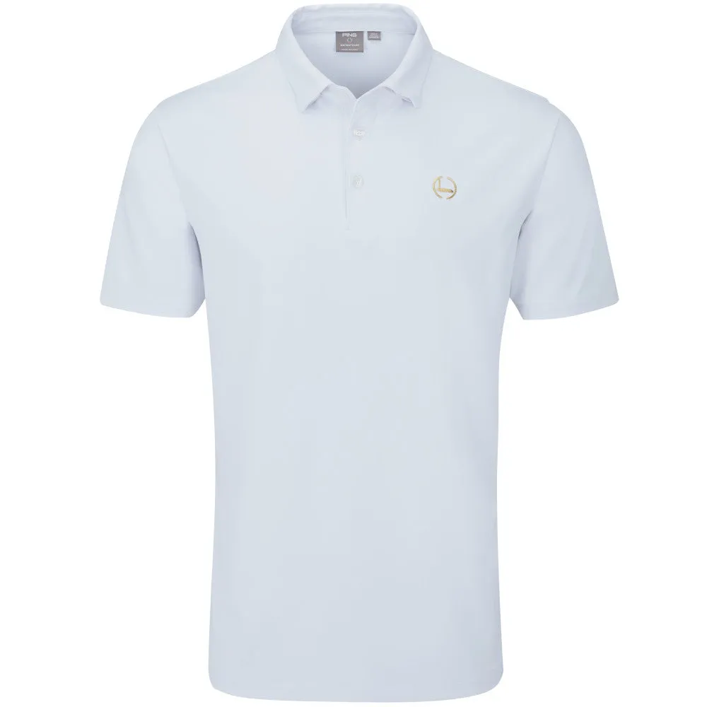 Style Meets Power Ping Gold Putter Polo Shirt - White