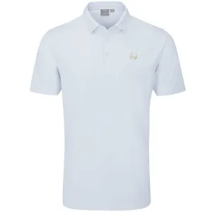 Style Meets Power Ping Gold Putter Polo Shirt - White
