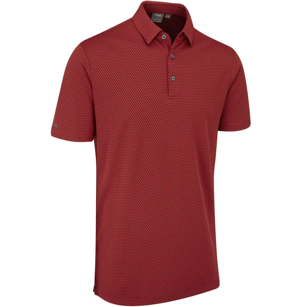 Ping Halcyon Polo Shirt - Rich Red Multi Biggest Sale of the Year Dress from the Feet Up