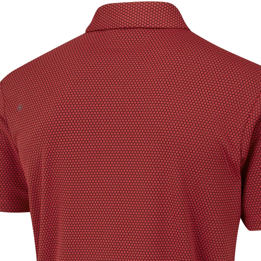Ping Halcyon Polo Shirt - Rich Red Multi Affordable