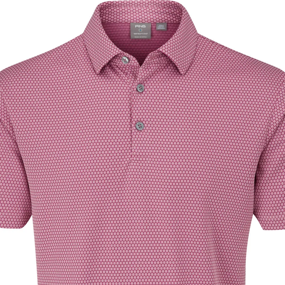 Winter Sale Ping Halcyon Polo Shirt - Wild Rose Multi