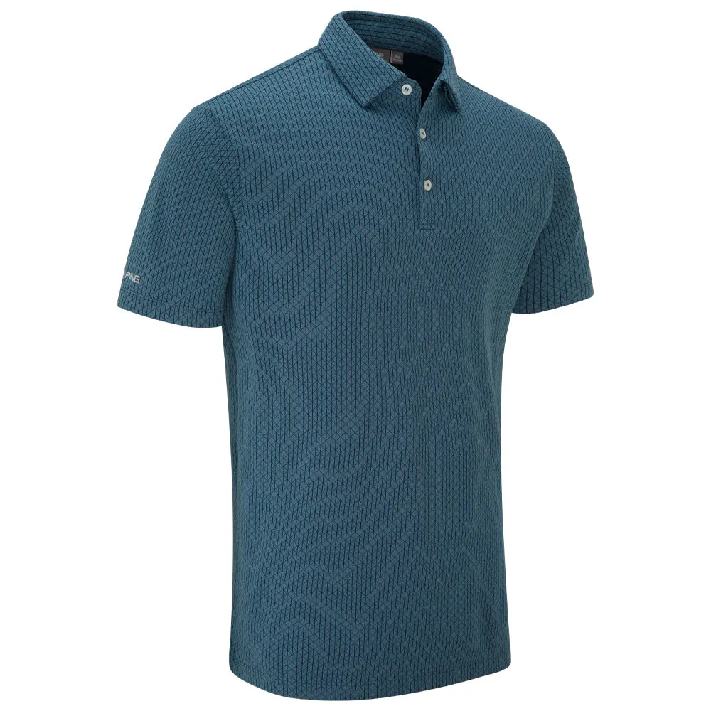 Made to Move Ping Hershel Polo Shirt - Blue Fusion Multi