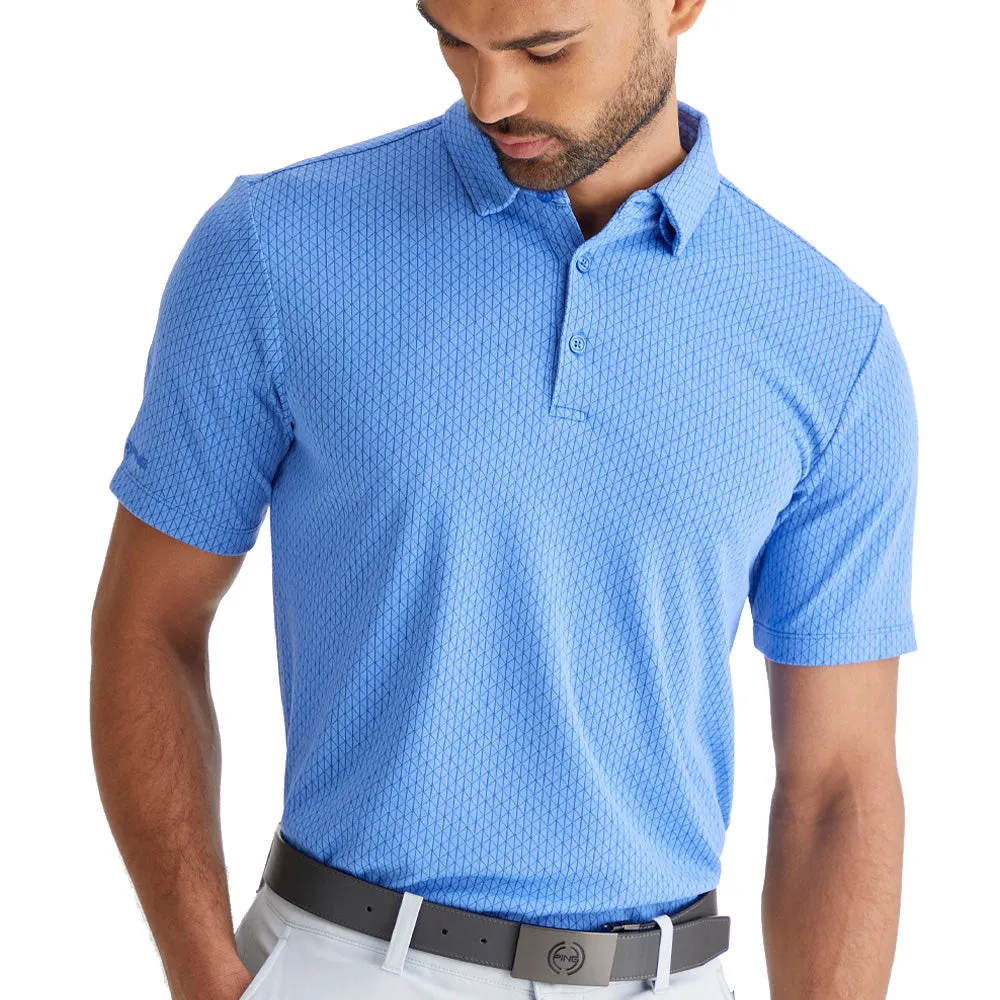 Dress from the Feet Up Ping Hershel Polo Shirt - Cornflower Blue Multi