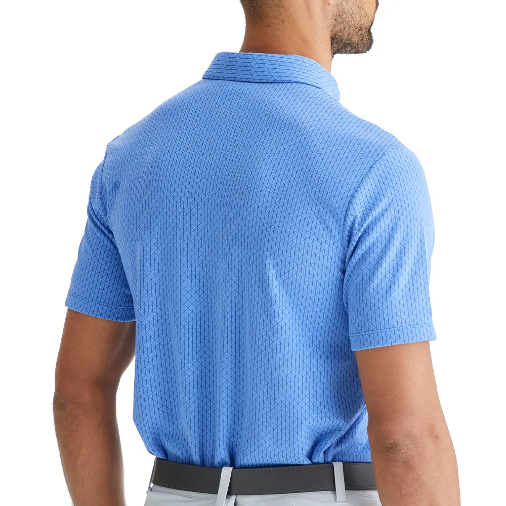 Ping Hershel Polo Shirt - Cornflower Blue Multi Engineered for Speed