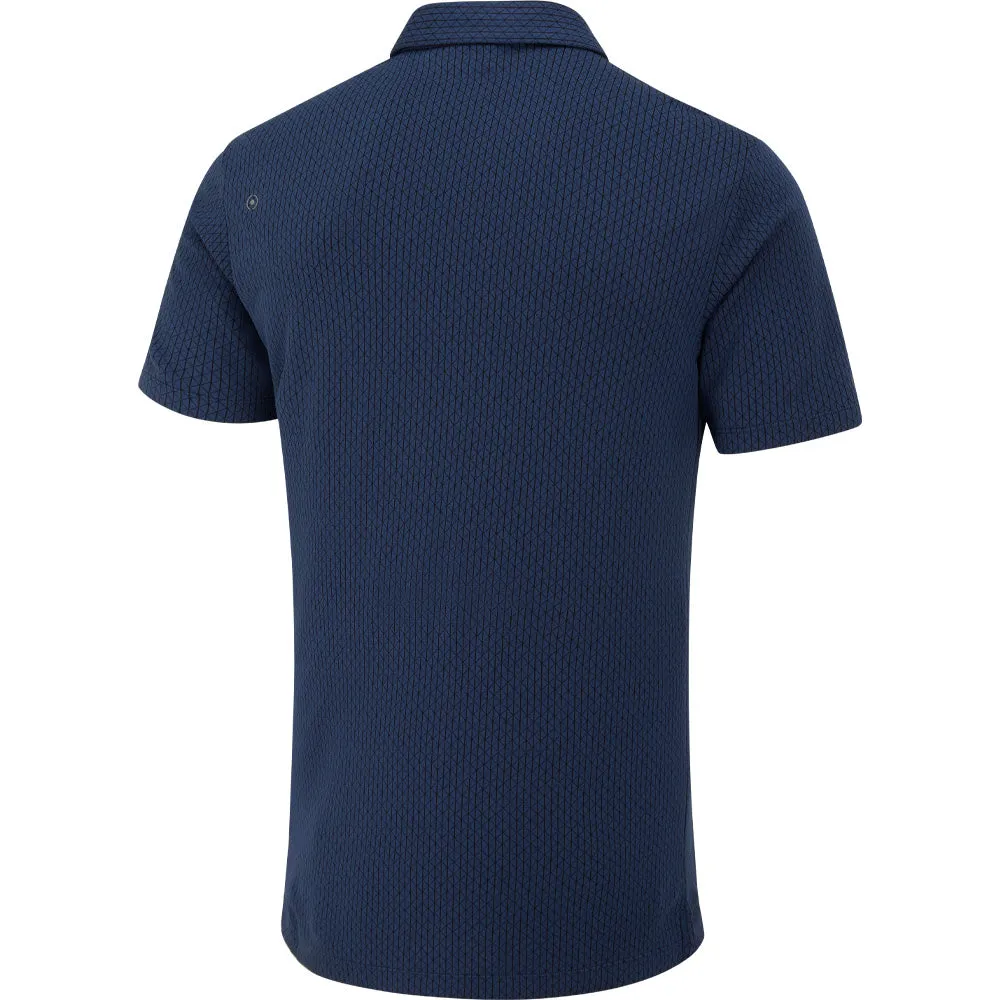 Ping Hershel Polo Shirt - Oxford Blue Multi Own the Moment