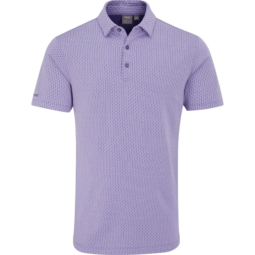 Ping Hershel Polo Shirt - Purple Ash Multi Make a Statement