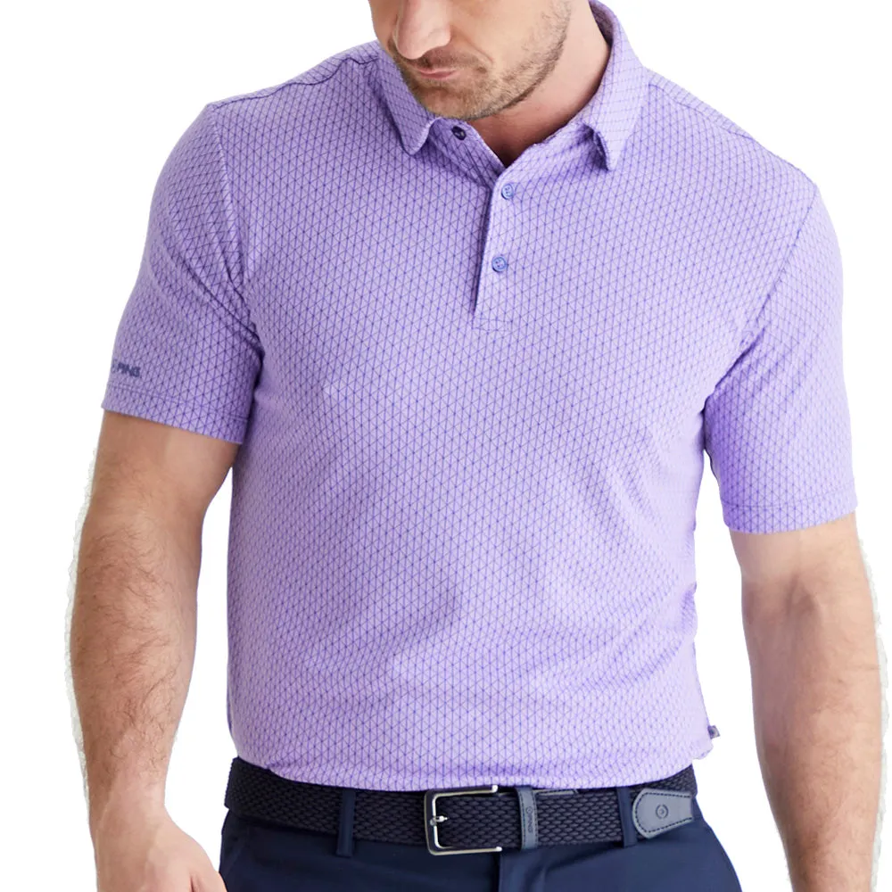 Black Friday Offer Ping Hershel Polo Shirt - Purple Ash Multi