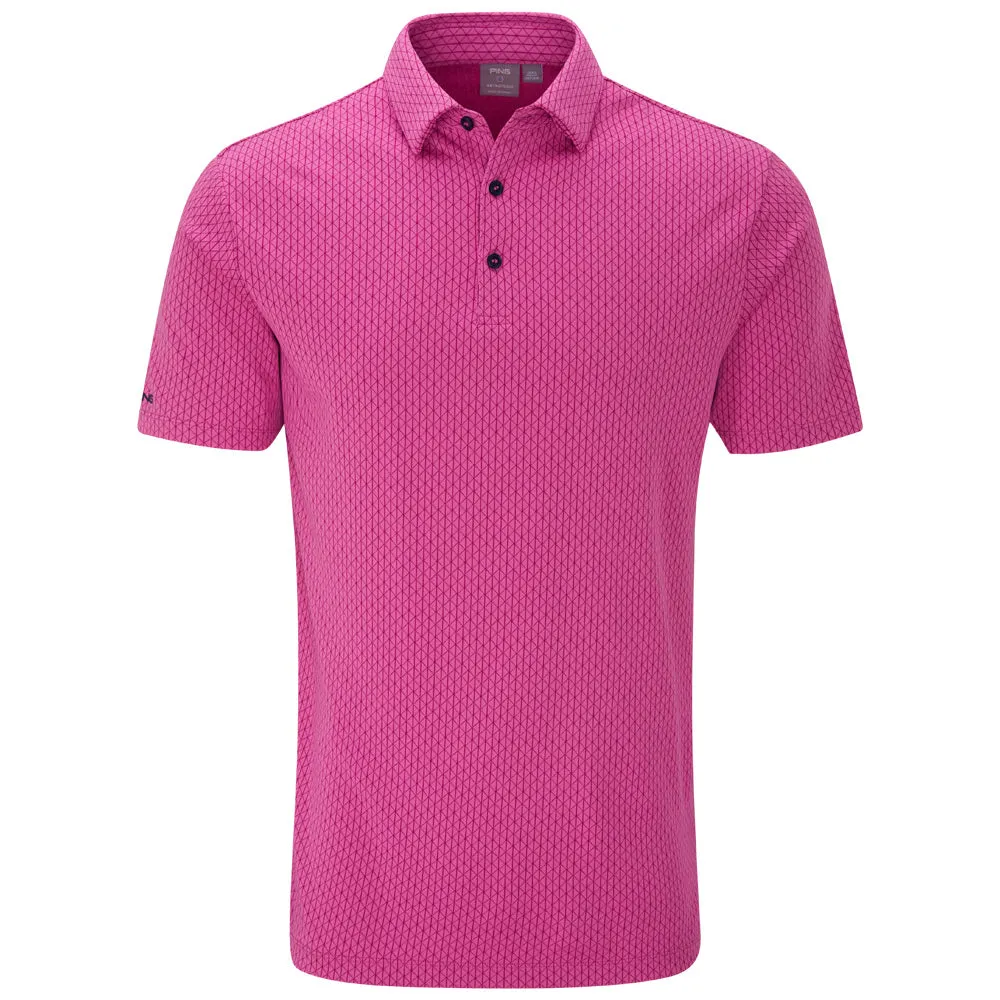 Labor Day Sale Stay in Motion Ping Hershel Polo Shirt - Ultra Pink Multi