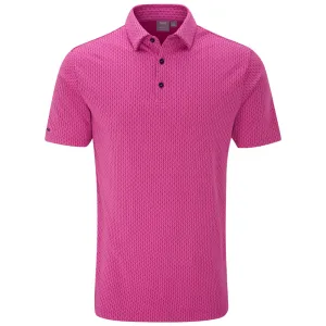Labor Day Sale Stay in Motion Ping Hershel Polo Shirt - Ultra Pink Multi