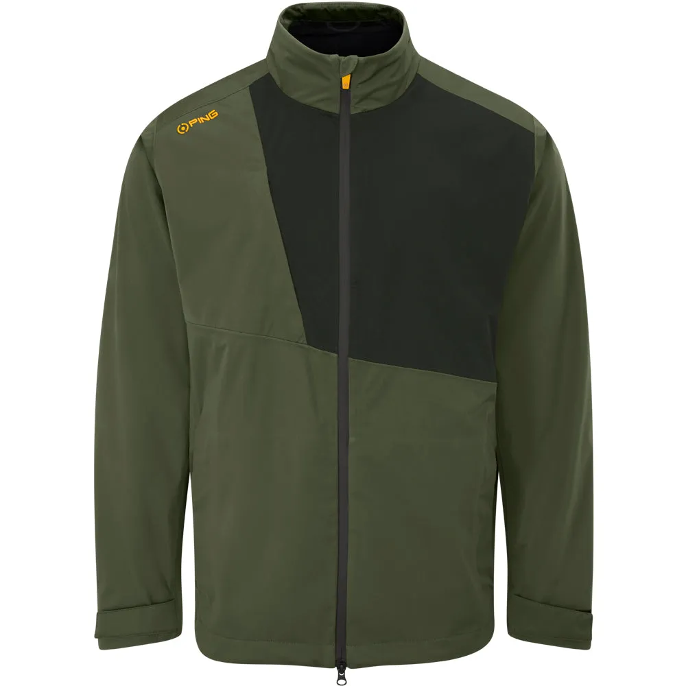 Ping Impervious Waterproof Jacket - Dark Olive/Black Made to Turn Heads