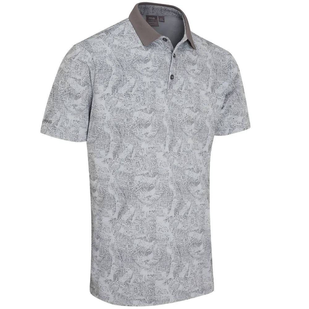 Ping Jared Polo Shirt - Pearl Grey/Rock Walk Tall Spring Sale