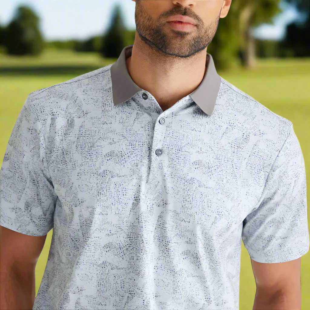Ping Jared Polo Shirt - Pearl Grey/Rock Great Value