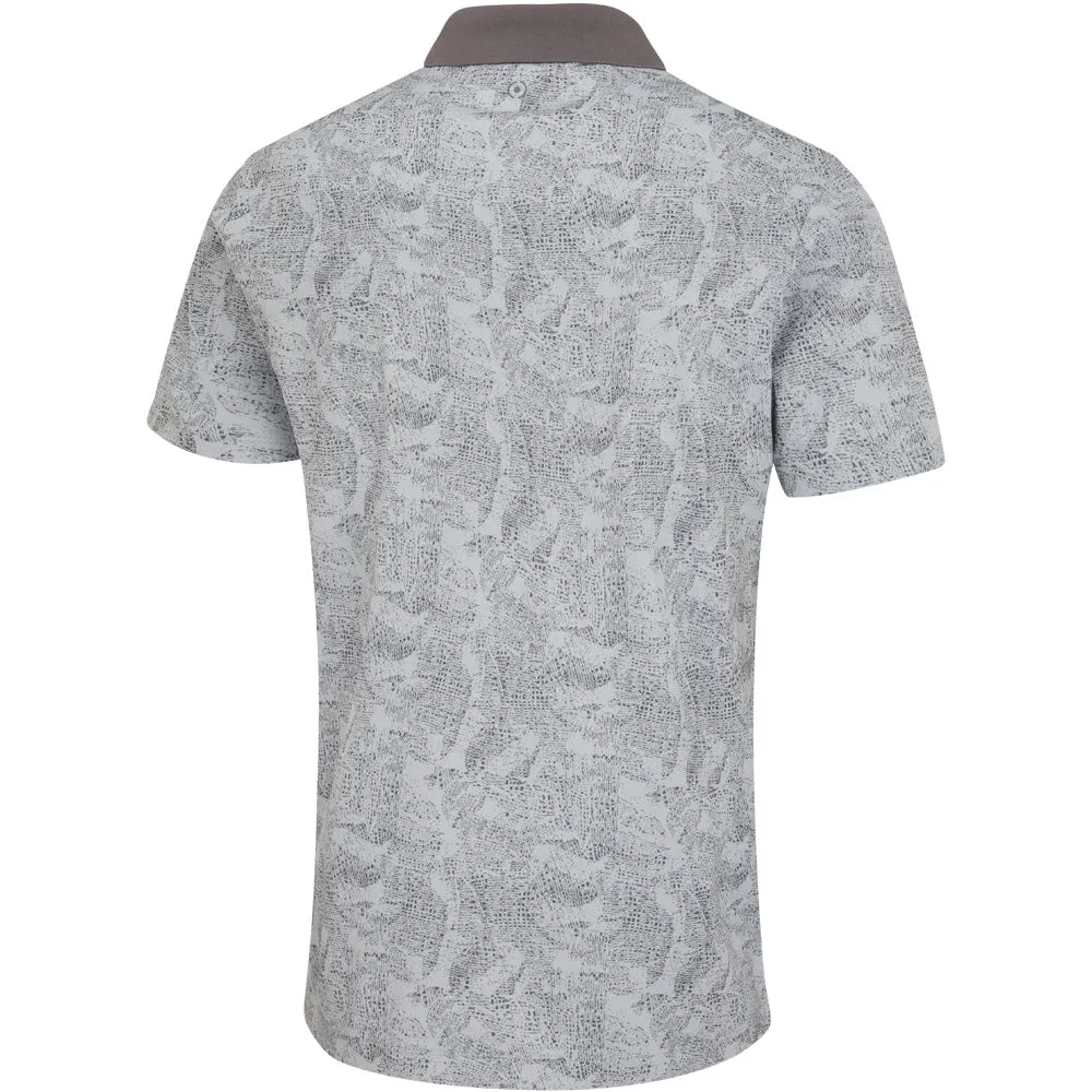 Feel the Energy Ping Jared Polo Shirt - Pearl Grey/Rock