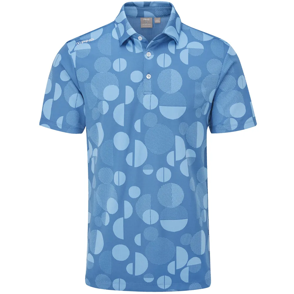 Loud Looks, Smooth Moves Ping Jay Sensorcool Polo Shirt - Danube