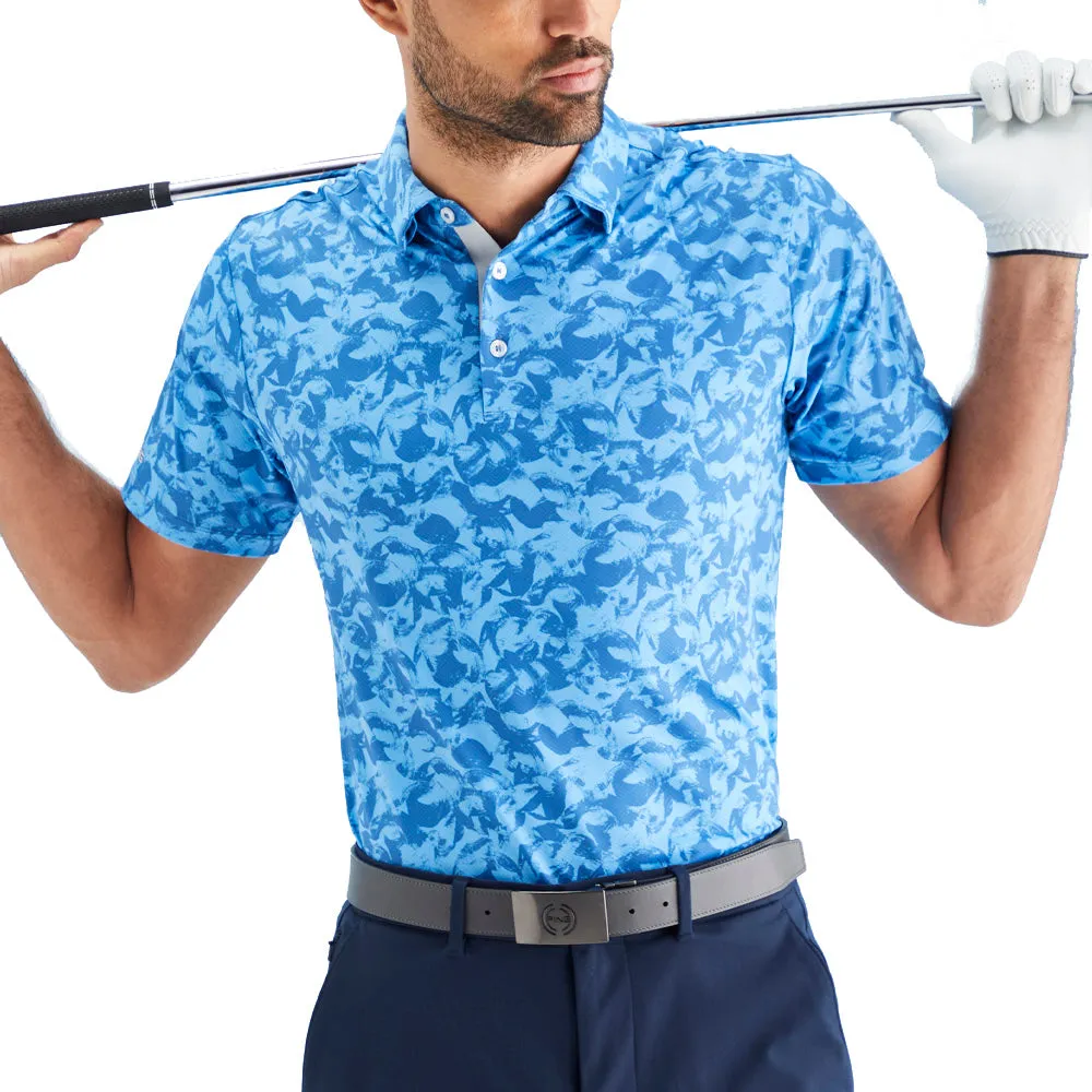 Clearance Sale Ping Julian Polo Shirt - Tidal Blue Multi