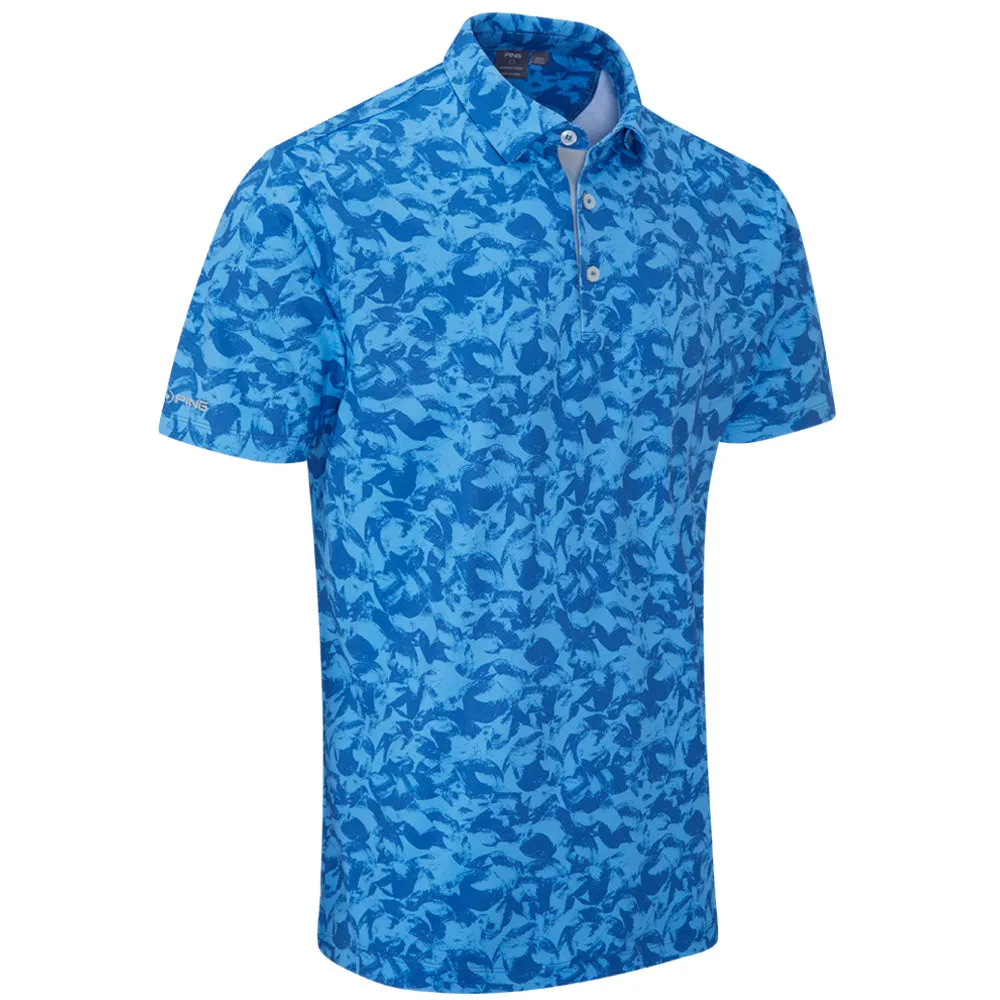 Deal Of The Century Ping Julian Polo Shirt - Tidal Blue Multi