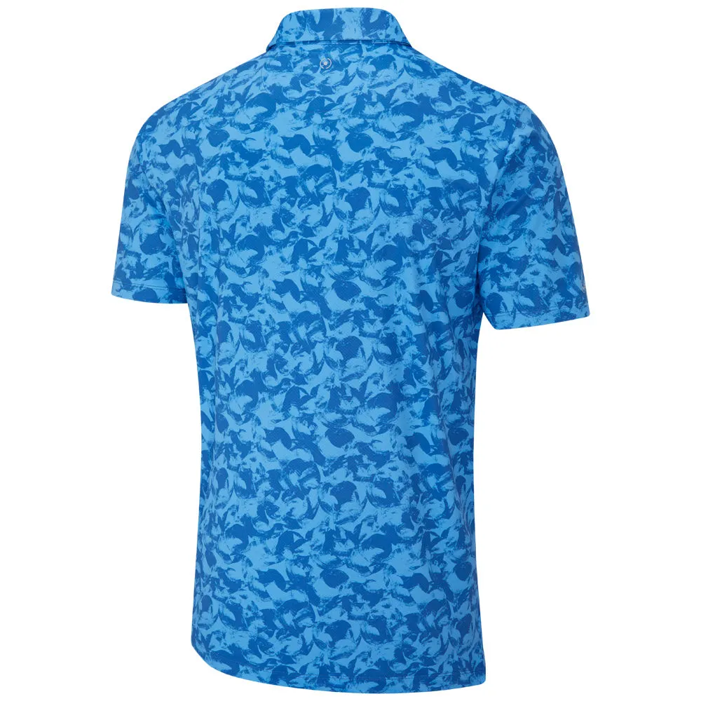 Bring the Heat Limited Time Offer Ping Julian Polo Shirt - Tidal Blue Multi
