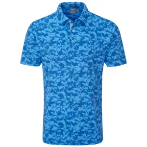 Holiday Sale Ping Julian Polo Shirt - Tidal Blue Multi