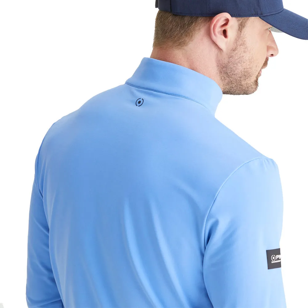 Budget Friendly Designed to Dominate Ping Keeton 1/2 Zip Mid Layer  - Cornflower Blue/Navy
