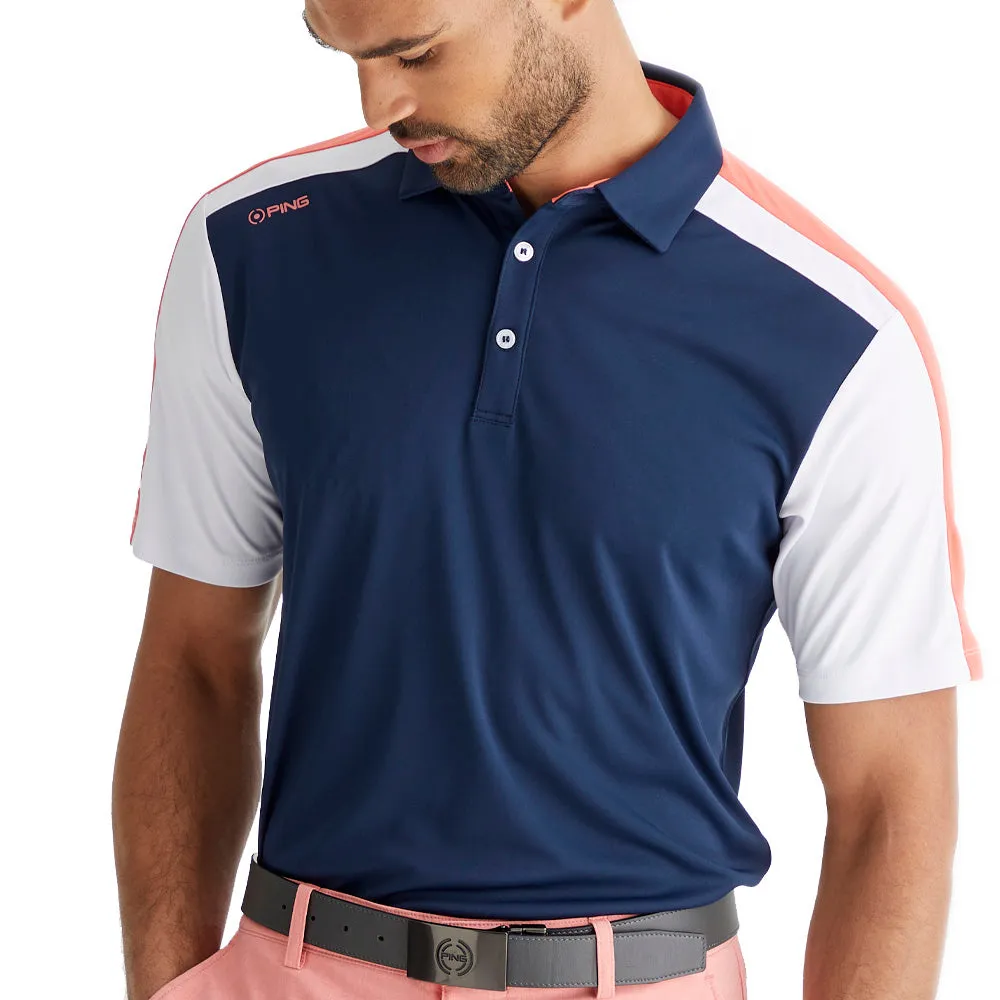 Own Every Step Gear Up and Go Ping Kelly Polo Shirt - Navy Multi