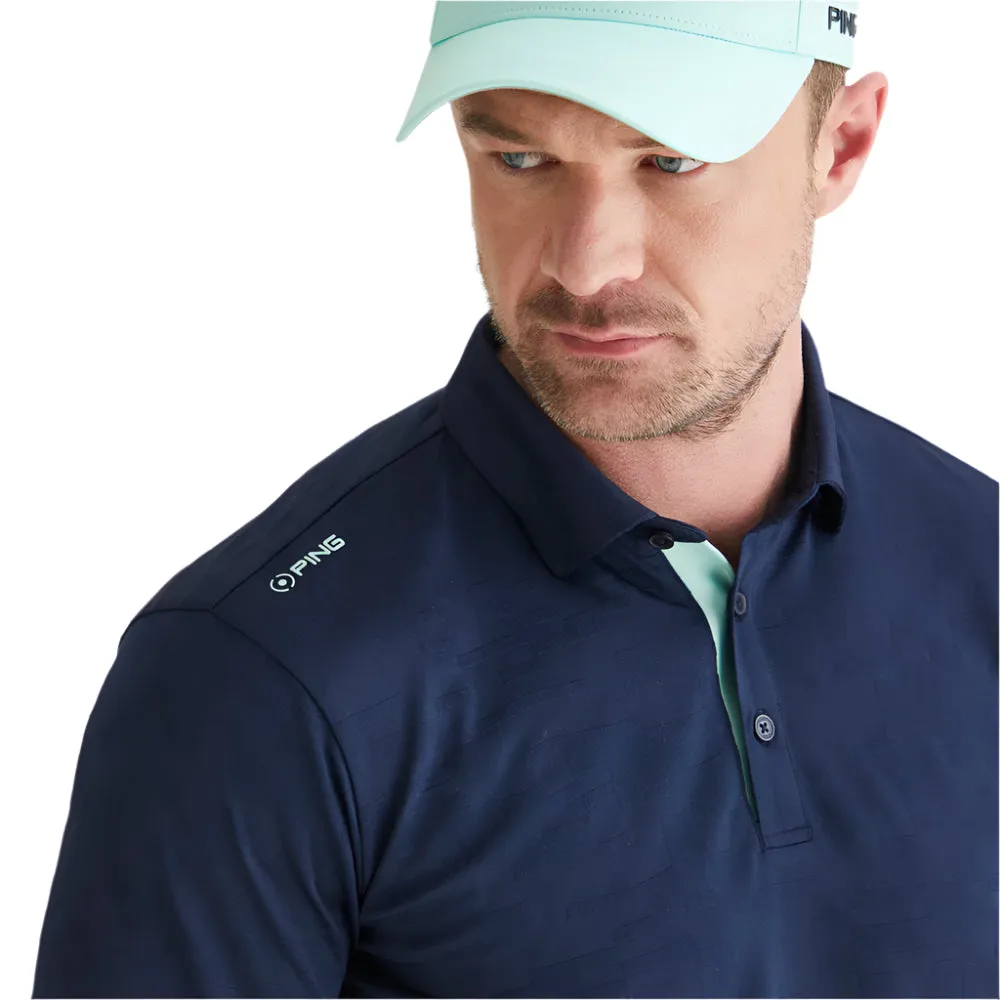 Keep Going Strong Built to Move You Ping Kenan Polo Shirt - Navy