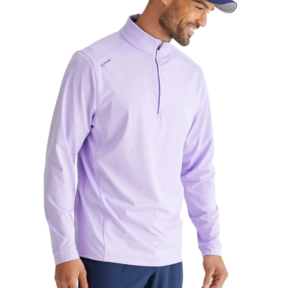 Spring Sale Ping Latham 1/2 Zip Mid Layer  - Purple Ash
