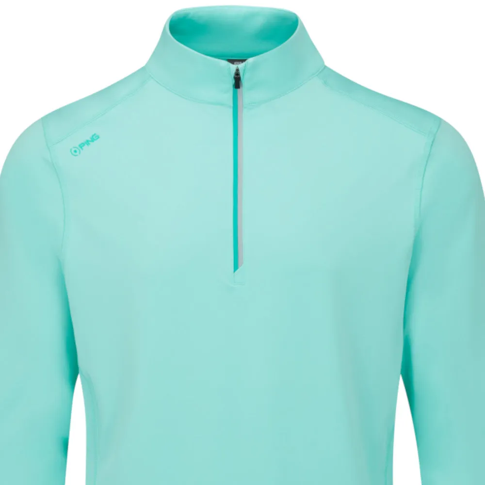 Walk Loud Ping Latham 1/2 Zip Pullover - Aruba Blue
