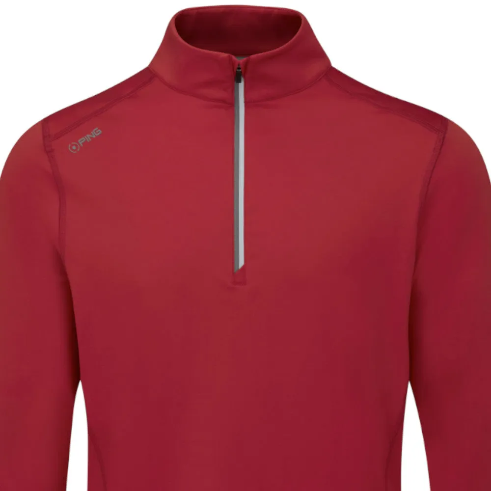 Walk Loud Own the Streets Ping Latham 1/2 Zip Pullover - Rich Red