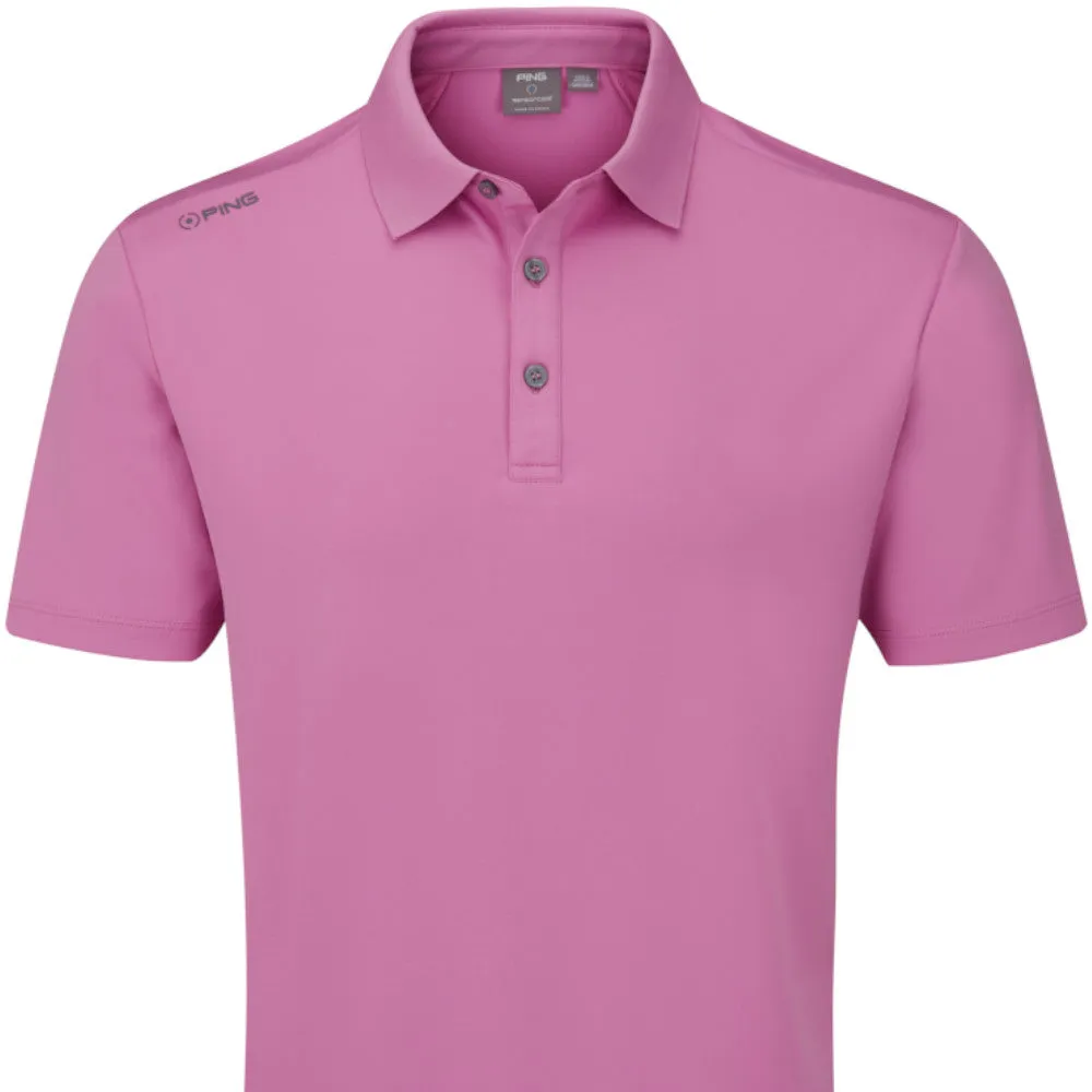 Ping Lindum Polo Shirt - Pink Valentine's Day Sale