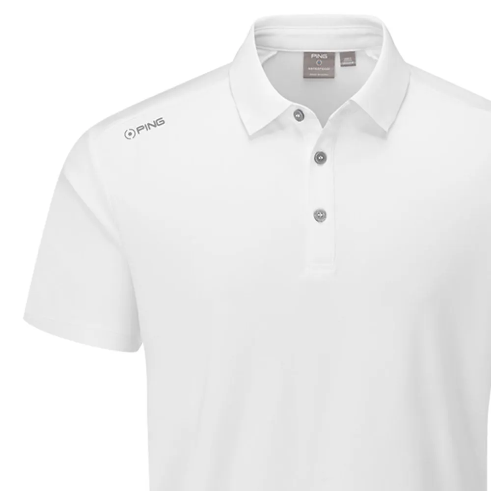 Ping Lindum Polo Shirt - White Step Out Boldly No Limits, Just Style